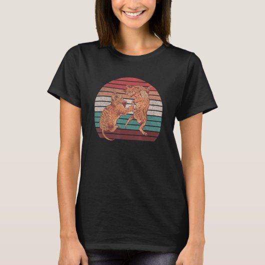 Kat Memes Chonk Kat Evoluties Dier T-shirt (Voorkant)