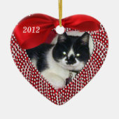 Kat Memorial Heart Shaped Ornament - CHRISTMAS (Voorkant)