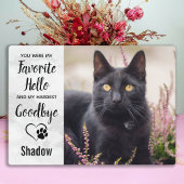 Kat Memorial Pet Loss Fotoplaat