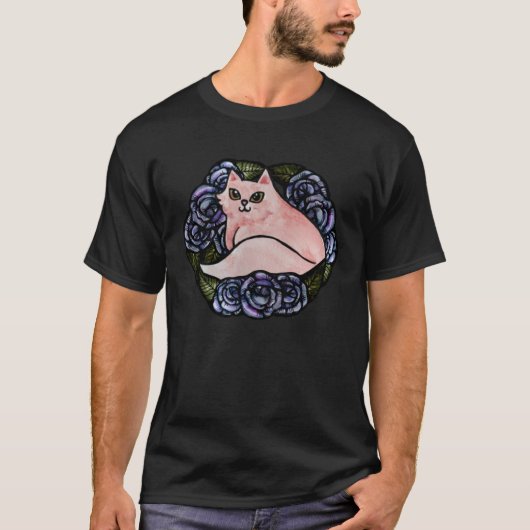 Kat Mens 1 T-shirt (Voorkant)
