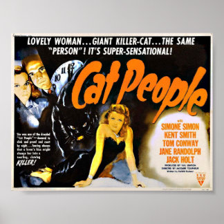 Kat Mensen  Horror Poster