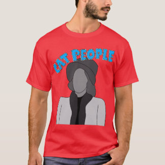 Kat mensen vrienden grappig t-shirt