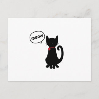 Kat Meow Briefkaart