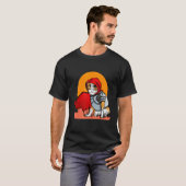 Kat  Meow Heldenridder T-shirt (Voorkant volledig)