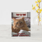 KAT MEOWEKKEN **JUBILEUM OP U VERSCHIJNEN* KAART (Gele Bloem)