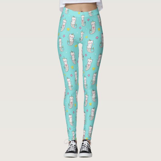 Kat Mermaids Leggings (Voorkant)