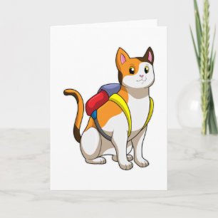Kat met Aktetas Kaart