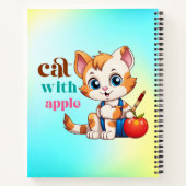 Kat Met Appel-85242 Notitieboek (Achterkant)