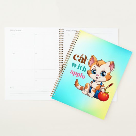 Kat met Apple-85242 Planner (Display)