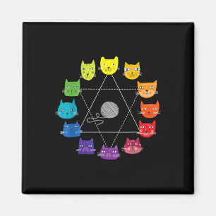 Kat met artistieke kleuromslag educatieve kunst Te Magneet