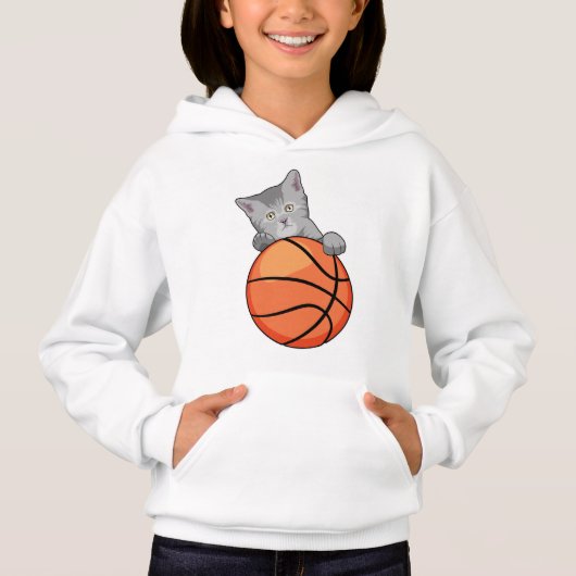 Kat met Basketball (Voorkant)