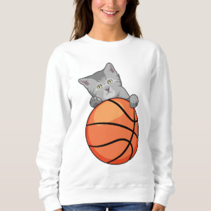 Kat met Basketball Trui