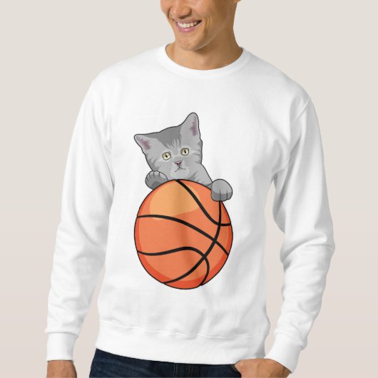 Kat met Basketball Trui (Voorkant)