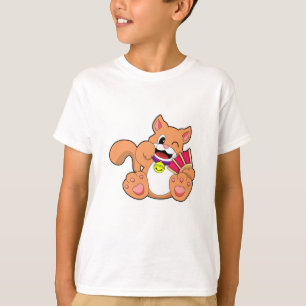 Kat met Bell T-shirt