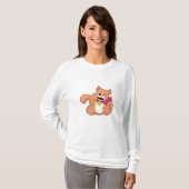 Kat met Bell T-shirt (Voorkant volledig)