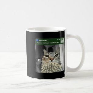 Kat Met Beweging Meme Ringen Koffiemok