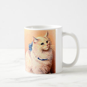 kat met blauwe poot koffiemok