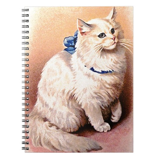 kat met blauwe poot notitieboek (Voorkant)