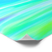 Kat met bloemen poster (Hoek)