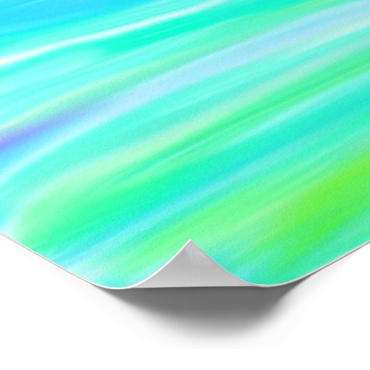 Kat met bloemen poster (Hoek)