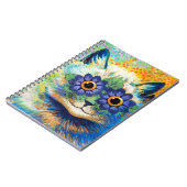 Kat met bloemenogen | Louis Wain Notitieboek (Linkerzijde)