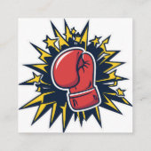 Kat met bokshandschoenen informatiekaartje (Achterkant)