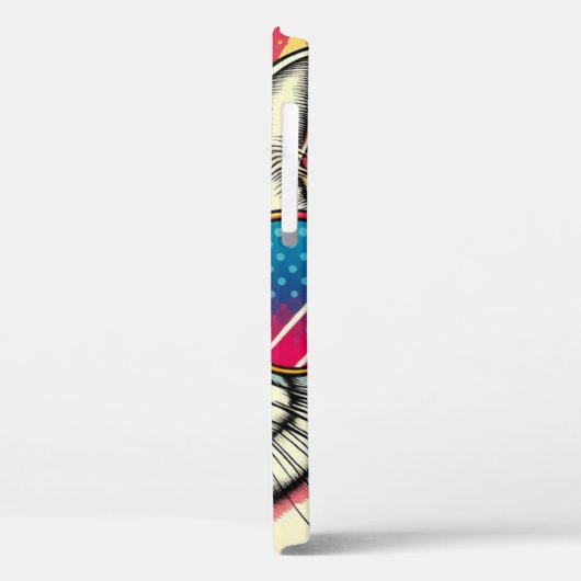 Kat met bril Case-Mate iPhone case (Achterkant / Links)