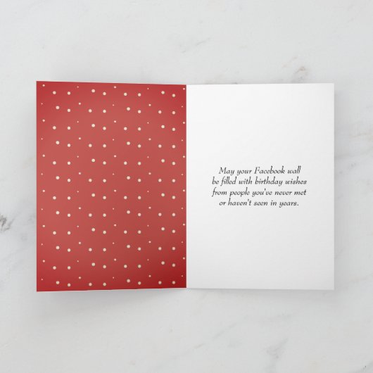 Kat met bril en rood boek 79e verjaardag kaart (Binnen)