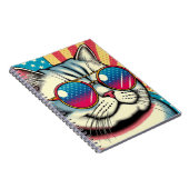 Kat met bril notitieboek (Rechterzijde)