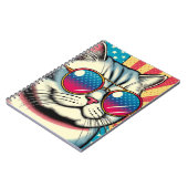 Kat met bril notitieboek (Linkerzijde)