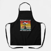 Kat met brute kerst op de Naughty-lijst Schort (Voorkant)