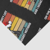 Kat met brute kerst op de Naughty-lijst Tissuepapier (Detail)