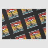 Kat met brute kerst op de Naughty-lijst Tissuepapier (Voorkant)