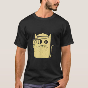 Kat Met Camera Fotografie Kittens Huisdier Gift T-shirt