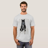 Kat met camera t-shirt (Voorkant volledig)