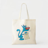 Kat met Canvas tas voor vereisten (Voorkant)