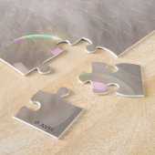 Kat met champagne legpuzzel (Zijkant)