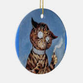 KAT MET CIGAR LOUIS WAIN ART ORNAMENT (Rechts)