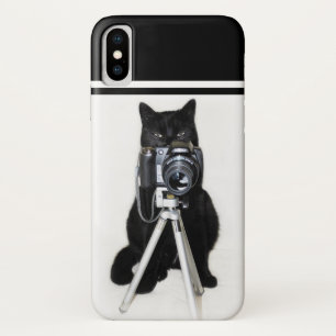Kat met de camera Case-Mate iPhone case