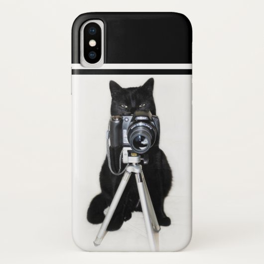 Kat met de camera Case-Mate iPhone case (Achterkant)
