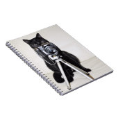 Kat met de camera notitieboek (Rechterzijde)