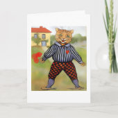 Kat met de Kaart van Valentijn van Rozen (Voorkant)