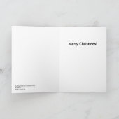 Kat met de Kerstkaart van Koekjes Feestdagen Kaart (Binnen)