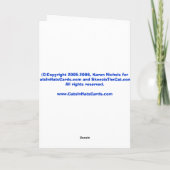 Kat met de Oorring van de Parel Kaart (Achterkant)