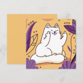 Kat met de vinger (Voorkant / Achterkant)