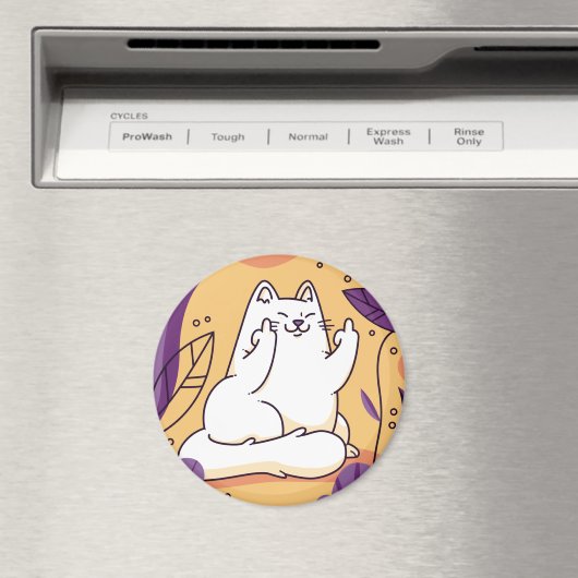 Kat met de vinger magneet (Insitu (Vaatwasser))