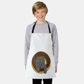 Kat met Donut Schort (Gedragen)