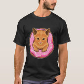Kat met Donut T-shirt (Voorkant)