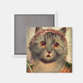 Kat met doornenkroon magneet (Voorkant / Achterkant)