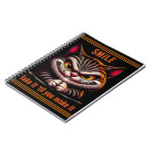 Kat met een attitude notitieboek (Linkerzijde)